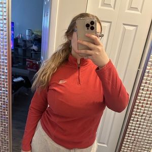 North face half zip fleece